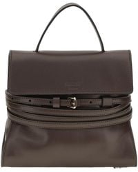 Moschino - Tie Me Belted Shoulder Bag - Lyst