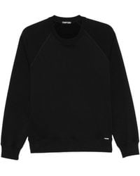 Tom Ford - Logo-Patch Crewneck Sweatshirt - Lyst