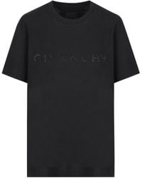 Givenchy - Logo Embellished Crewneck T-Shirt - Lyst