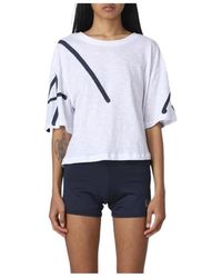 ARMANI EXCHANGE - Short-Sleeved T-Shirt With Round Neck - Lyst