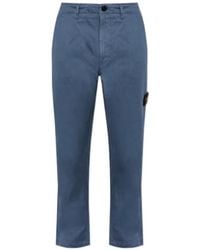 Stone Island - Logo Patch Straight-Leg Jeans - Lyst