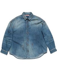 Acne Studios - Denim Button-Up Shirt - Lyst