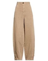MAX&Co. - High-Waisted Curved Balloon Trousers - Lyst