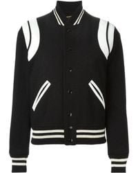 Saint Laurent - Teddy Bomber Jacket - Lyst