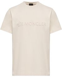 Moncler - Logo Patch Crewneck T-Shirt - Lyst