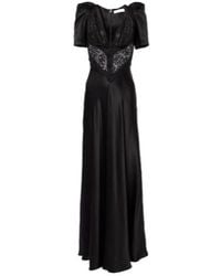 Rodarte - Lace-Trimmed Silk Charmeuse Gown - Lyst