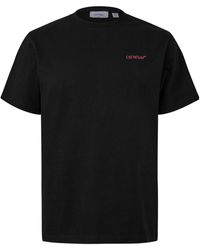 Off-White c/o Virgil Abloh - Crew Neck Short Sleeve T-Shirt - Lyst