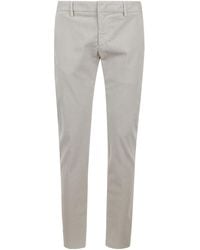 Dondup - Belt-Lined Casual Pants - Lyst