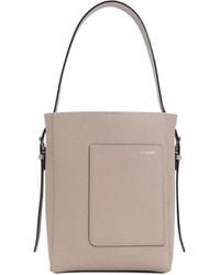 Valextra - Open Top Mini Bucket Bag - Lyst