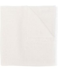 Brunello Cucinelli - Sequin Embellished Frayed Edge Scarf - Lyst