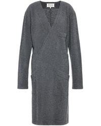 Maison Margiela - Wrap-Style V-Neck Cardigan - Lyst