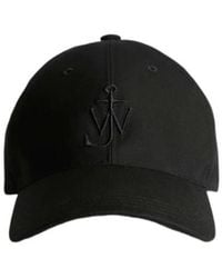 JW Anderson - Jw Anderson Logo Embroidered Curved Peak Cap - Lyst