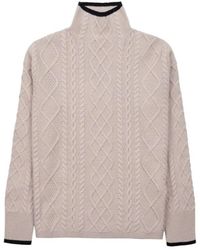 Max Mara - High-Necked Long-Sleeved Sweater - Lyst