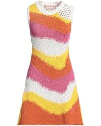 Marni - Sleeveless Color-Block Knit Dress - Lyst