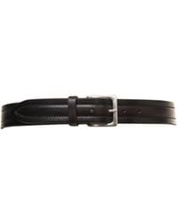 Orciani - Leather Belt With Raised Seams - Lyst