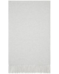 Brunello Cucinelli - Cashmere Scarf With Fringes - Lyst