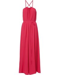 JOSEPH - Zuzi Halterneck Crêpe Maxi Dress - Lyst