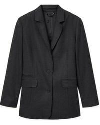 AllSaints - Essie Single-Button Blazer - Lyst