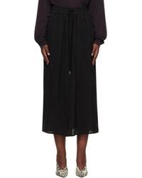 Studio Nicholson - Drawstring Midi Skirt - Lyst