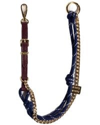 Miu Miu - Leather, Cord And Metal Trick Keyring - Lyst