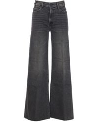 Mother - The Patch Maven Sneak Jeans - Lyst