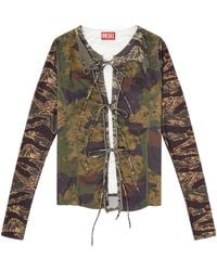 DIESEL - T-Afry Top - Lyst