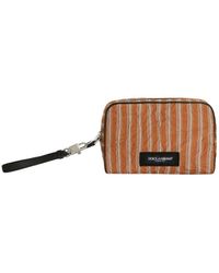 Dolce & Gabbana - Froissé Zip Make Up Bag - Lyst
