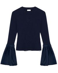 Jonathan Simkhai - Agata Taffeta Knitted Top - Lyst