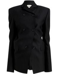 KHAITE - Rolo Double-Breasted Blazer - Lyst