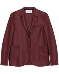 Harris Wharf London - Single-Breasted Notched-Lapels Blazer - Lyst