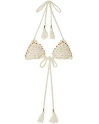 Alanui - Cape Jasmine Bikini Top - Lyst