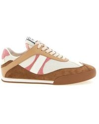Chloé - Chloé Kick Lace-Up Sneakers - Lyst