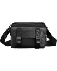 Tod's - Logo Embossed Mini Messenger Bag - Lyst