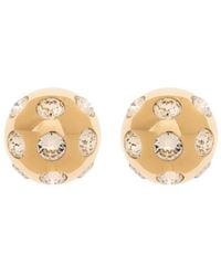 Jacquemus - Rond Carré Embellished Earrings - Lyst