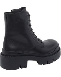 Ash - Round Toe Ankle Boots - Lyst