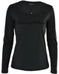 Emporio Armani - Letter Logo T-Shirt - Lyst