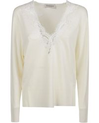 ERMANNO FIRENZE - V Neck Sweater - Lyst
