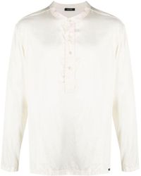 Tom Ford - Long-Sleeved Half Buttoned Pyjama Shirt - Lyst
