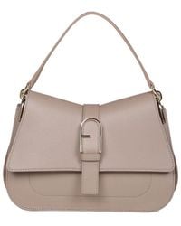Furla - Flow Foldover Top Shoulder Bag - Lyst