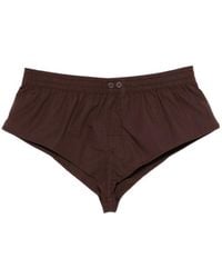 Entire studios - Pixie Buttoned Mini Shorts - Lyst
