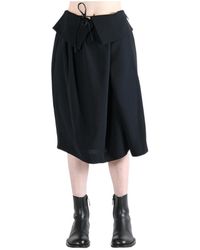 Dries Van Noten - Heavyweight Polyester Crepe Skirt - Lyst