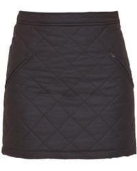 Burberry - Diamond Quilted Mini Skirt - Lyst