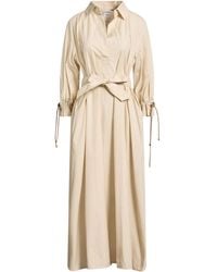 Max Mara - Solid Color Long-Sleeve Dress - Lyst