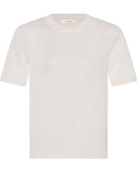 The Row - Etina Ribbed Short-Sleeve T-Shirt - Lyst