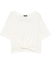 R13 - Knot V-Neck T-Shirt - Lyst