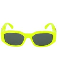 Versace - Eyewear Rectangular Frame Sunglasses - Lyst