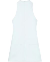 Courreges - Sleeveless Twill A-Line Dress - Lyst