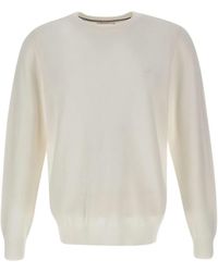 Sun 68 - Honeycomb Crew Neck Knitted Jumper - Lyst
