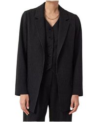 AllSaints - Long-Sleeved Suit Jacket - Lyst