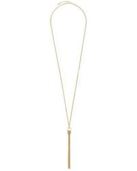 Saint Laurent - Cassandre Tassel Necklace - Lyst